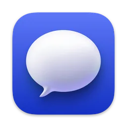 Messages (blue) icon for macOS