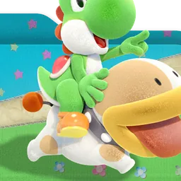 Yoshi's Crafted World Folder macOS icon by harrisonborbarrison