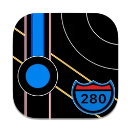 Maps Dark Mode macOS icon by KibosJ