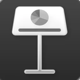Keynote (Clear Dark) icon for macOS