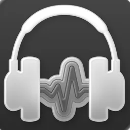 Audacity (Clear Dark) macOS icon by designer