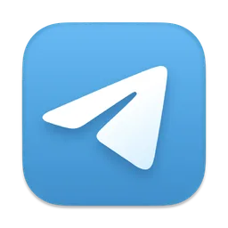 Telegram macOS icon by Alexandre