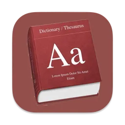 Dictionary macOS icon by CaedmonM