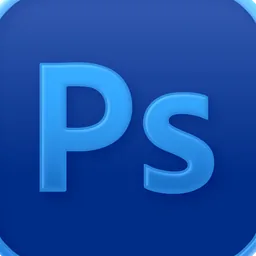Adobe Photoshop Liquid Glass macOS icon by appmaker