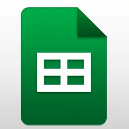 Google Sheets macOS icon by chrisms39