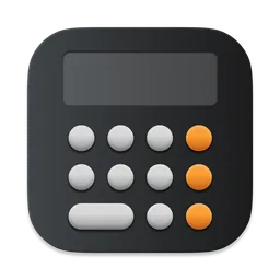 Calculator macOS icon by xyaia