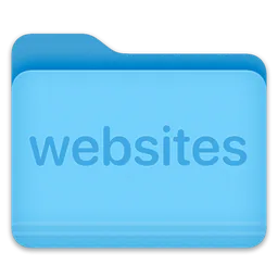 Websites Folder icon for macOS