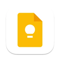Google Keep macOS icon by sklc