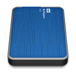 WD My Passport Ultra Blue icon for macOS