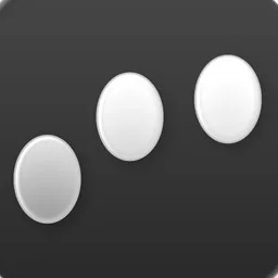 MiddleClick (Clear Dark) icon for macOS