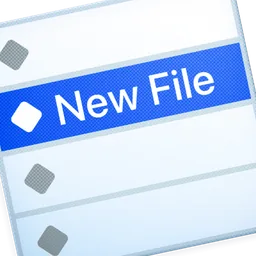 New File Menu macOS icon by patrick-l