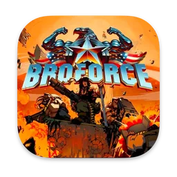 Broforce macOS icon by notadesigner