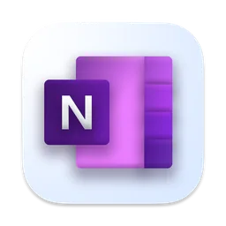 Microsoft OneNote macOS icon by Jack Blaze