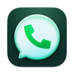 Whatsapp Dark macOS icon by mU90