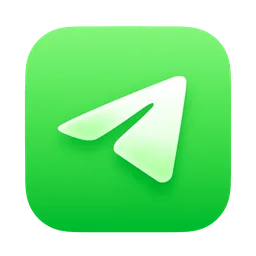 Telegram macOS icon by kenji