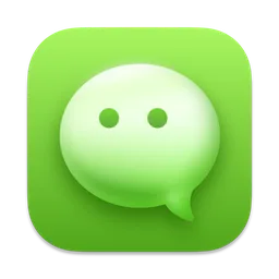 WeChat macOS icon by frown_exfoliate_syrup