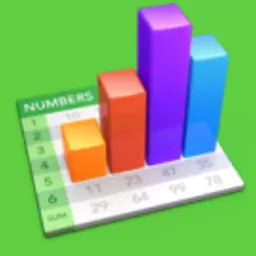 Numbers macOS icon by appmaker