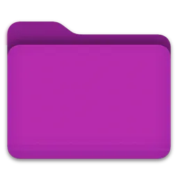 Purple Folder macOS icon by harrisonborbarrison