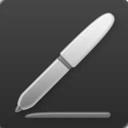 Pages (Clear Dark) icon for macOS