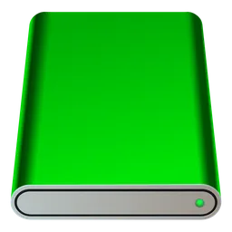 Green Drive icon for macOS