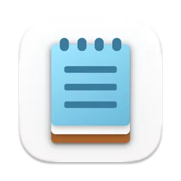 Notepad icon for macOS