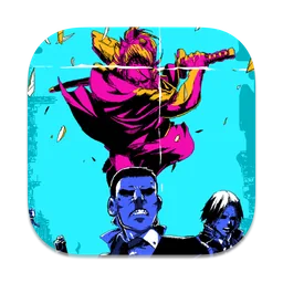 Katana ZERO macOS icon by Defaalt
