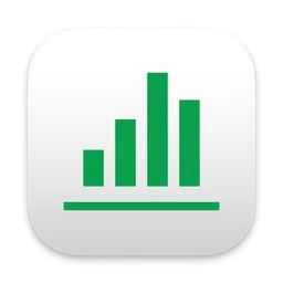 Numbers macOS icon by Roland Priebe