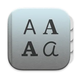 Font Book macOS icon by schneidericons