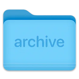 Archive Folder macOS icon by teichman
