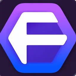 floorp mid purple macOS Dark 1024x1024@1x icon for macOS