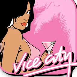 GTA Vice City, Grand Theft Auto Vice City macOS icon by hectorsarcade