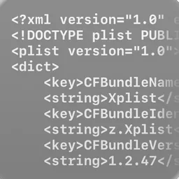 Xplist (Clear Light) macOS icon by designer