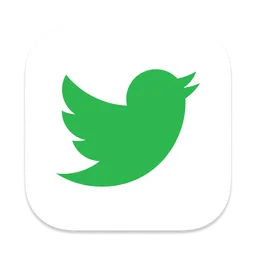Twitter green macOS icon by alexsch