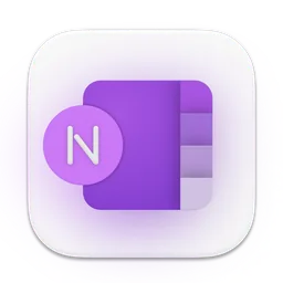 Microsoft Office OneNote alt icon for macOS