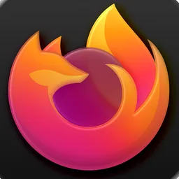 Firefox | Liquid Glass (Dark) icon for Mac
