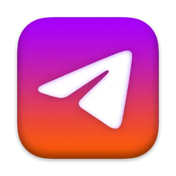 Telegram macOS icon by Bowz