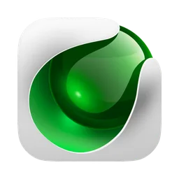 Cinema 4D Green macOS icon by Silvester Dani