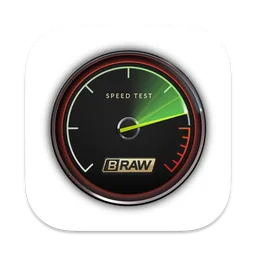 Blackmagic RAW Speed Test macOS icon by bracarense