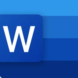 Microsoft Word macOS icon by zhangzheng