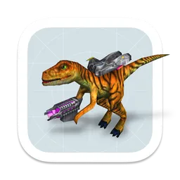 Nanosaur macOS icon by atom