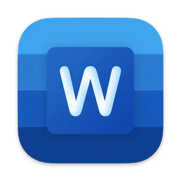 Microsoft Word macOS icon by Xcoder