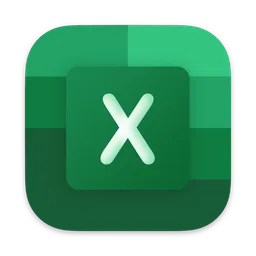 Microsoft Excel macOS icon by Xcoder