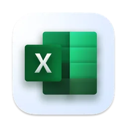 Microsoft Excel macOS icon by Jack Blaze