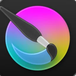 Krita (Dark) macOS icon by designer