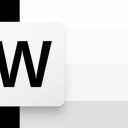 Microsoft Word macOS icon by thecoffeeguy