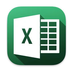 Microsoft Excel macOS icon by Randy Baguinon
