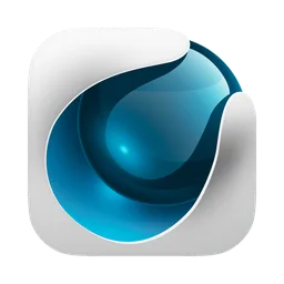 Cinema 4D Light Blue macOS icon by Silvester Dani