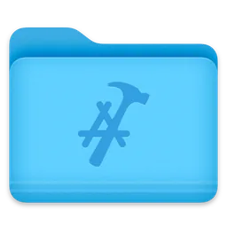 Xcode Folder macOS icon by alephcubed