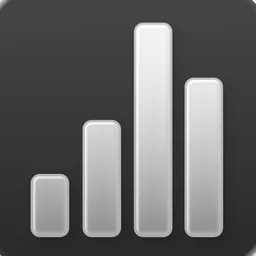 Numbers (Clear Dark) icon for macOS