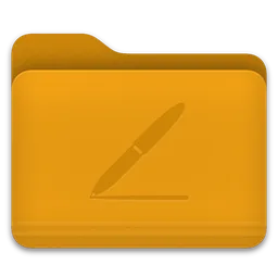 Pages - Folder macOS icon by bikosh_s